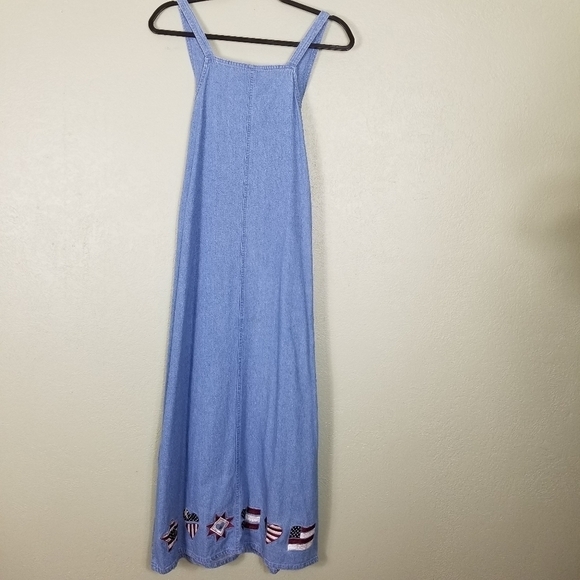 CHRISTOPHER & BANKS DENIM DRESS - Picture 2 of 8